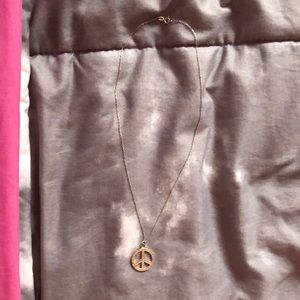 Peace Sign Necklace